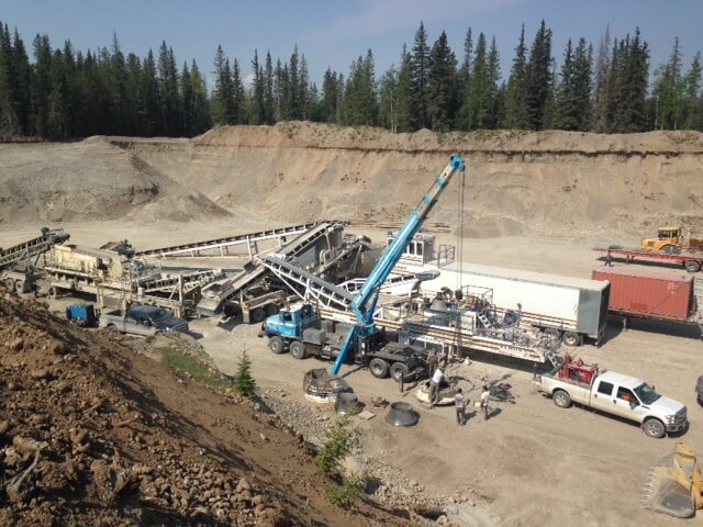 West Central Contracting's W6 crusher