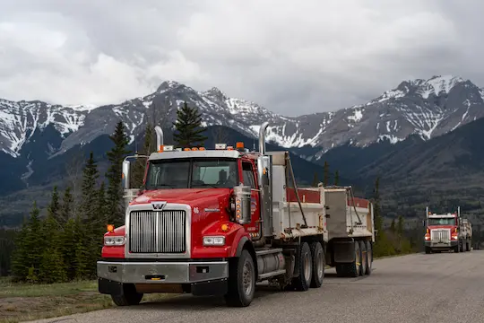 Brule gravel trucks